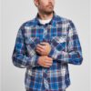 Navy plaid shirt