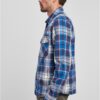 Navy plaid shirt