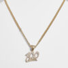 Necklace Sto - gold color
