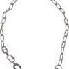 Necklace with different clasps - silver color