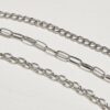 Necklace with razor blade - silver color