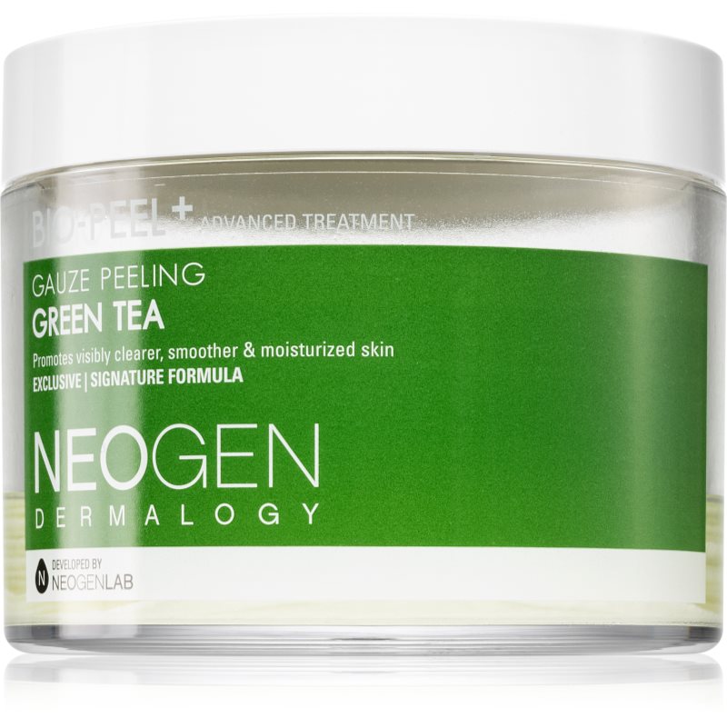 Neogen Dermalogy Bio-Peel+ Gauze Peeling Green Tea arctisztító peeling párnácskát élénk és hidratált bőr 30 db-Ár