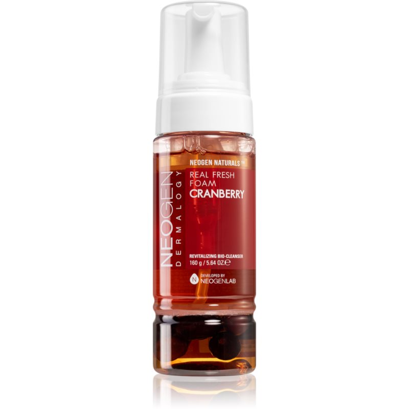 Neogen Dermalogy Real Fresh Cranberry tisztító hab regeneráló hatással 160 g-Ár