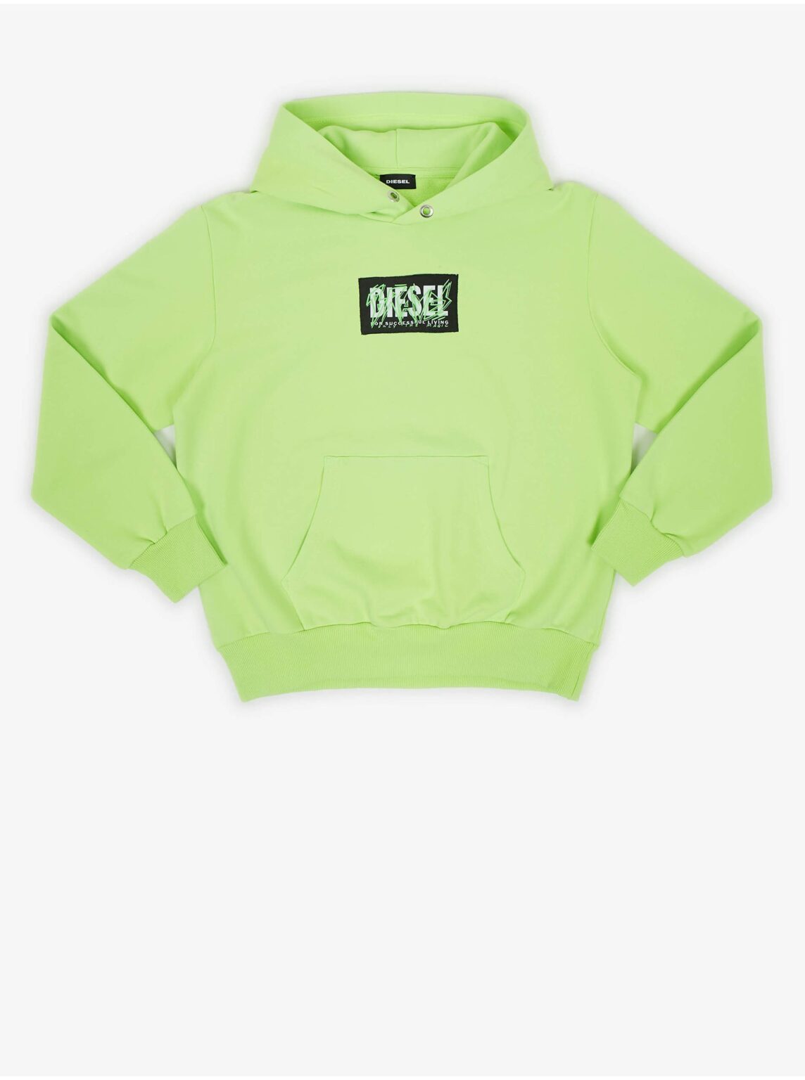 Neon Green Girls' Hoodie Diesel - Girls