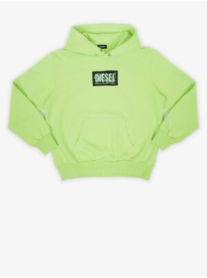 Neon Green Girls' Hoodie Diesel - Girls