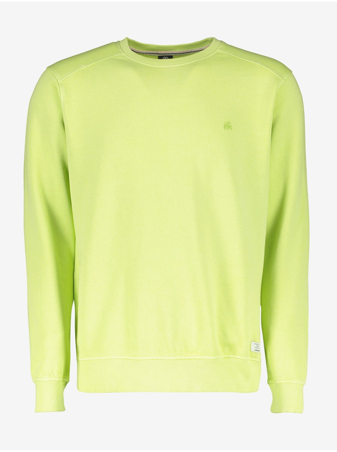 Neon green men's sweatshirt LERROS - Men