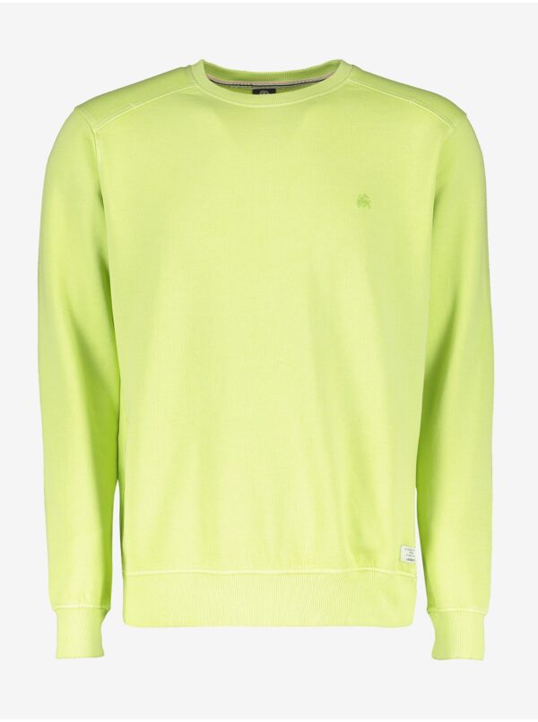 Neon green men's sweatshirt LERROS - Men