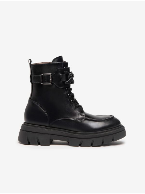 NeroGiardini Black women's leather ankle boots Nero Giardini - Women's