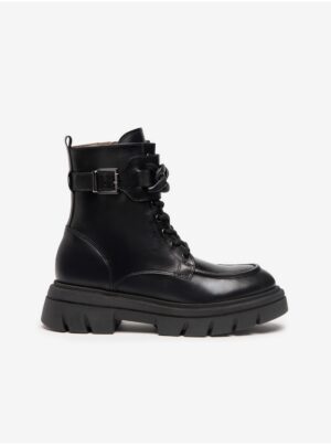 NeroGiardini Black women's leather ankle boots Nero Giardini - Women's