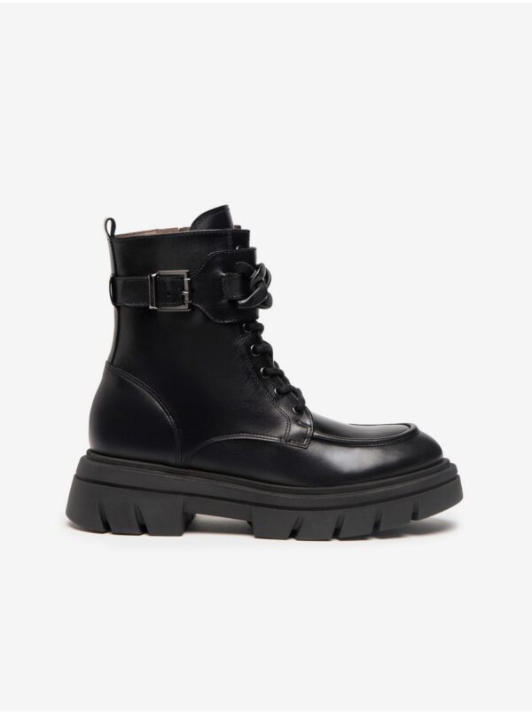 NeroGiardini Black women's leather ankle boots Nero Giardini - Women's