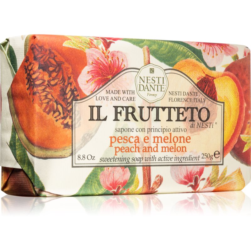 Nesti Dante Il Frutteto Peach and Melon természetes szappan 250 g-Eredeti