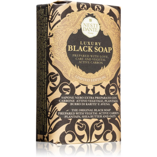 Nesti Dante Luxury Black fekete szappan 250 g-Eredeti