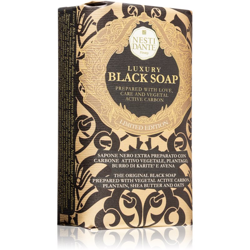Nesti Dante Luxury Black fekete szappan 250 g-Eredeti