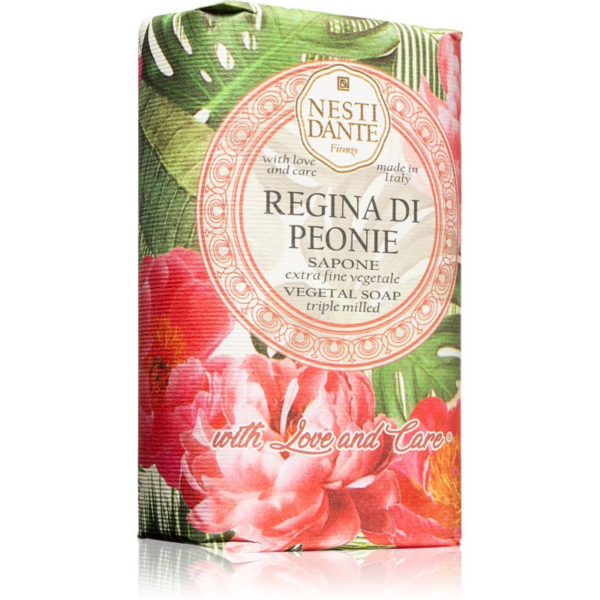 Nesti Dante Regina Di Peonie extra gyengéd natúr szappan 250 g-Eredeti