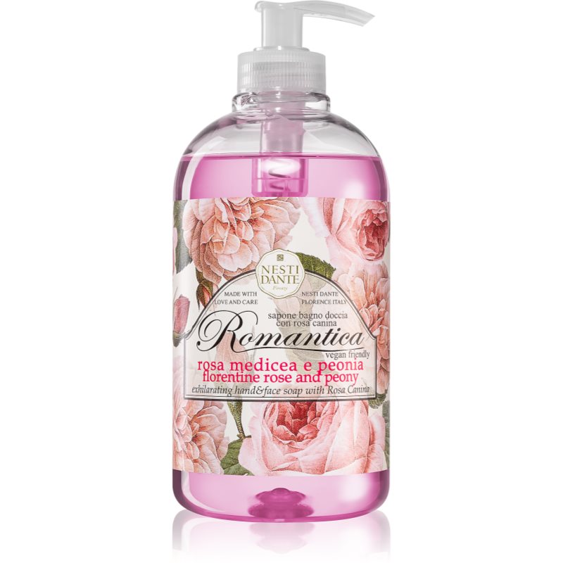 Nesti Dante Romantica Florentine Rose and Peony folyékony szappan 500 ml-Eredeti