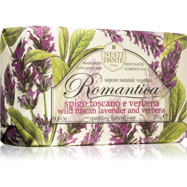 Nesti Dante Romantica Wild Tuscan Lavender and Verbena természetes szappan 250 g-Eredeti