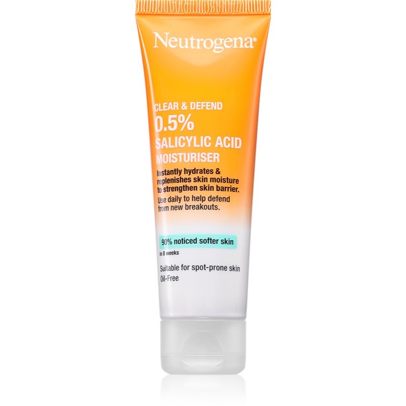 Neutrogena Clear & Defend 0.5% Salicylic Acid hidratáló krém nem tartalmaz olajat 50 ml-Eredeti