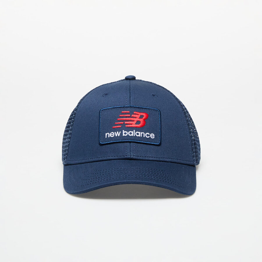 New Balance Stacked Patch Logo Trucker Cap Blue Universal-alacsony-ár