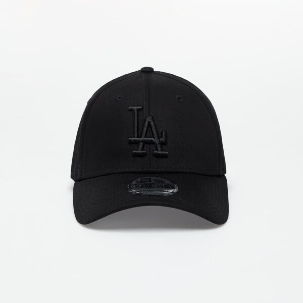 New Era 39Thirty MLB Essential Los Angeles Dodgers Cap Black/ Black S-M-alacsony-ár
