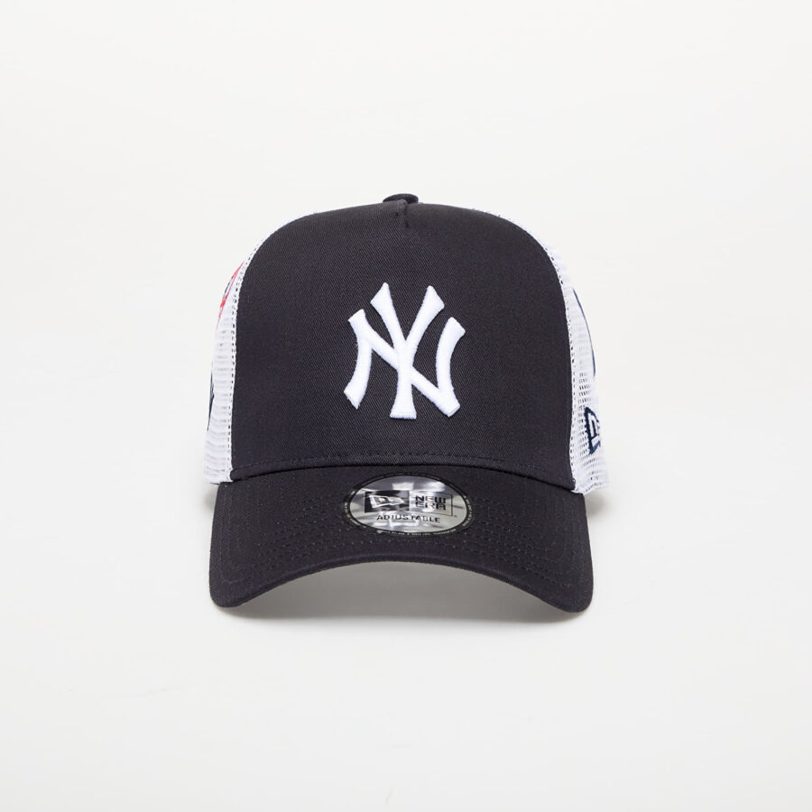 New Era 9FORTY Af Trucker MLB Multi Patch New York Yankees Navy Universal-alacsony-ár