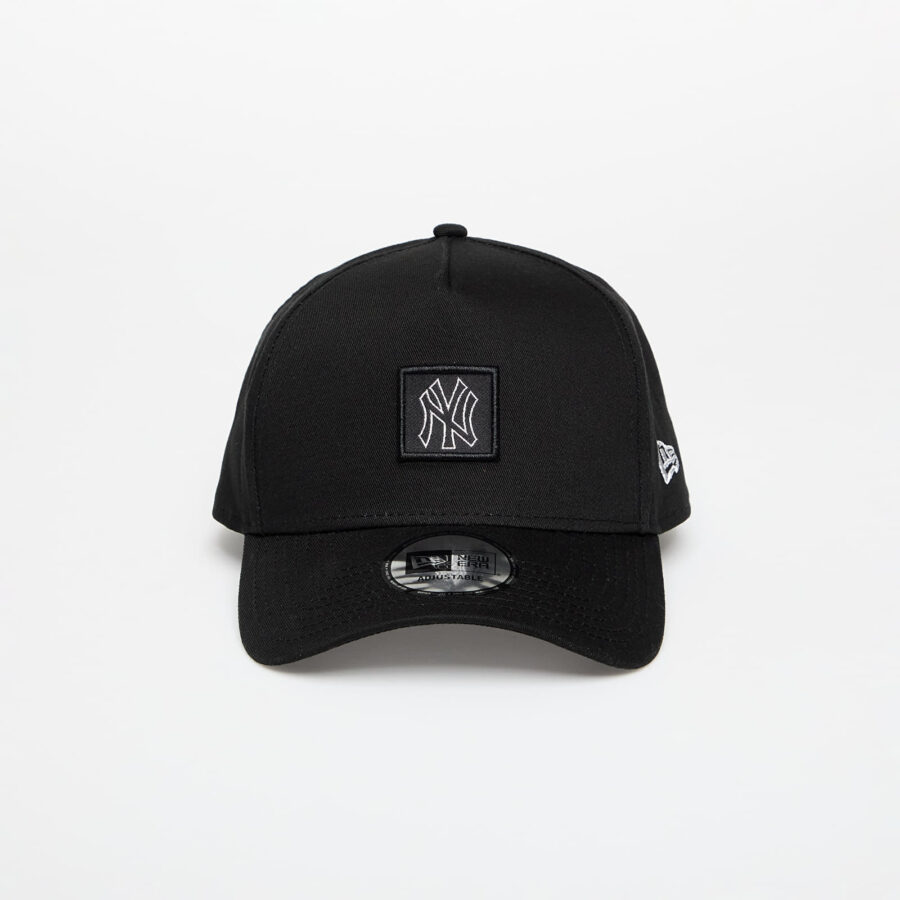 New Era 9FORTY Aframe MLB Metallic Patch New York Yankees Black Universal-alacsony-ár