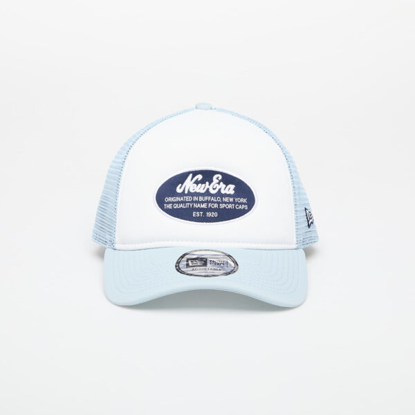 New Era 9FORTY Oval Foam Patch Trucker Cap White/ Pastel blue Universal-alacsony-ár