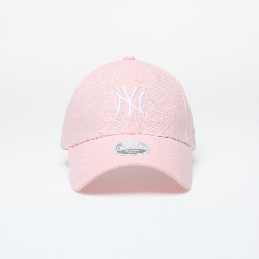 New Era 9FORTYW MLB Wmns Linen 9Forty New York Yankees Pink Lemonade/ White Universal-alacsony-ár