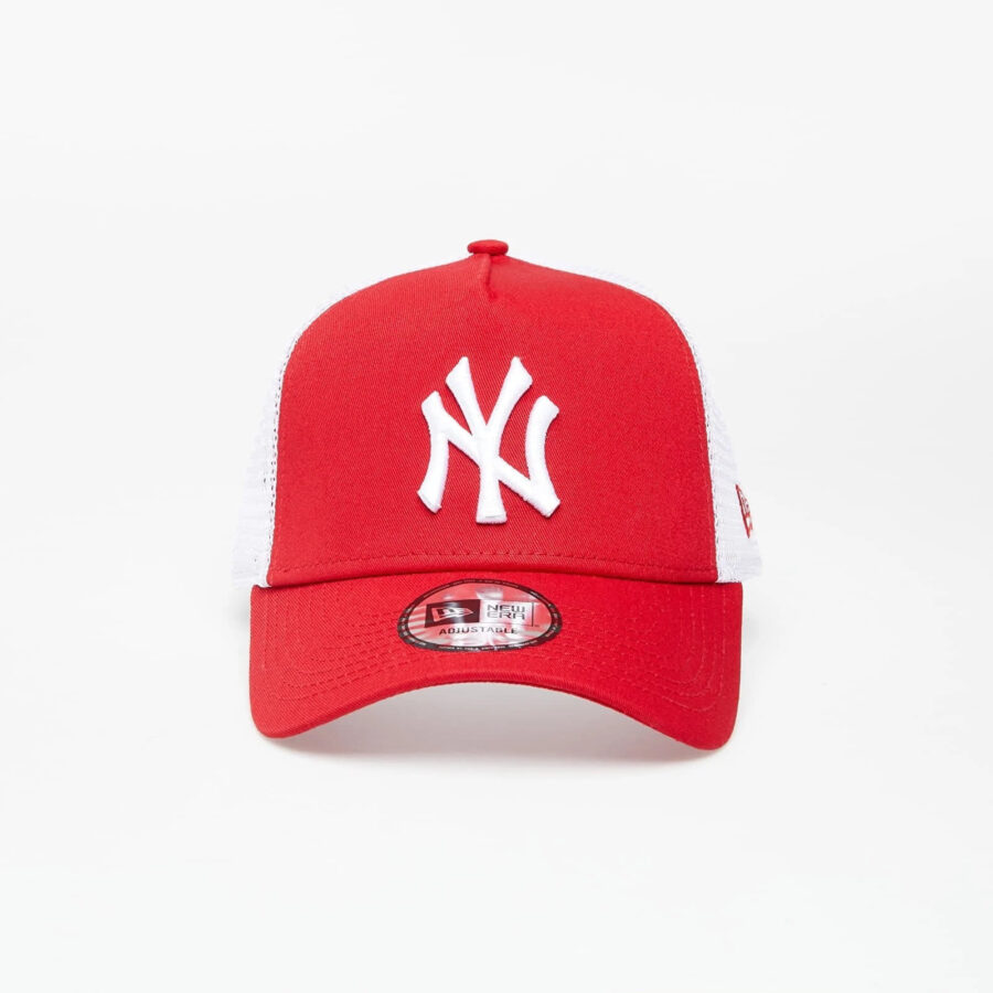 New Era Cap Clean Trucker 2 New York Yankees Scarlet/ White Universal-alacsony-ár