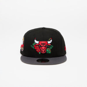 New Era Chicago Bulls 9FIFTY NBA Floral Snapback Cap Black/ Graphite/Dark Graphite S-M-alacsony-ár