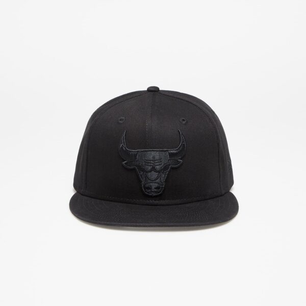 New Era Chicago Bulls NBA Black On Black 9FIFTY Black S-M-alacsony-ár