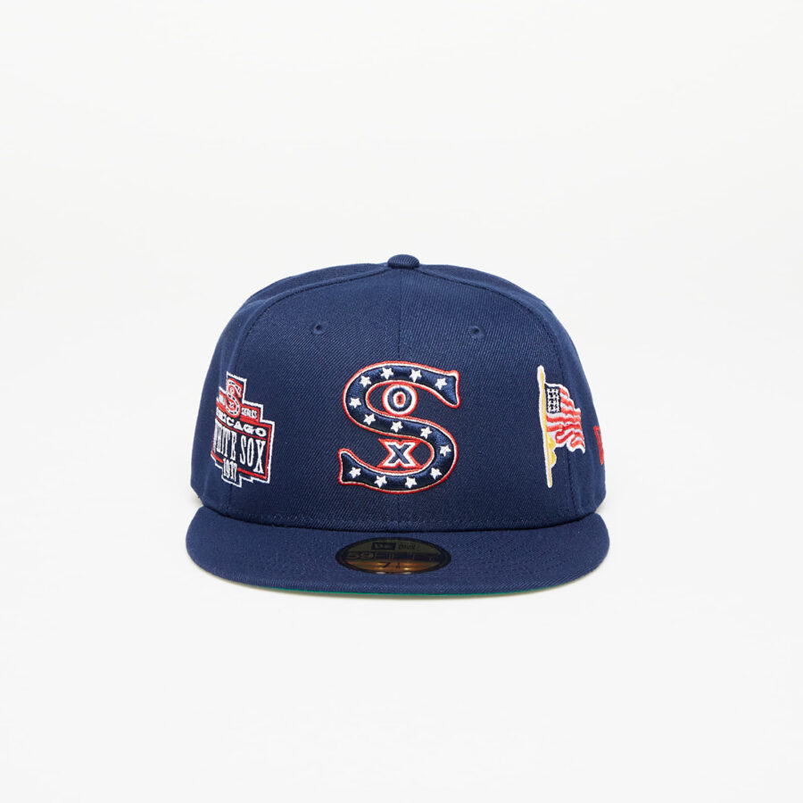 New Era Chicago White Sox Coop 59FIFTY Fitted Cap Official Team Color 7 1/8-alacsony-ár