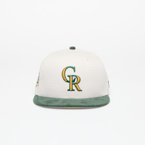 New Era Colorado Rockies MLB Contrast Cord 59FIFTY Cap Stone/ Dark Green 7 1/2-alacsony-ár