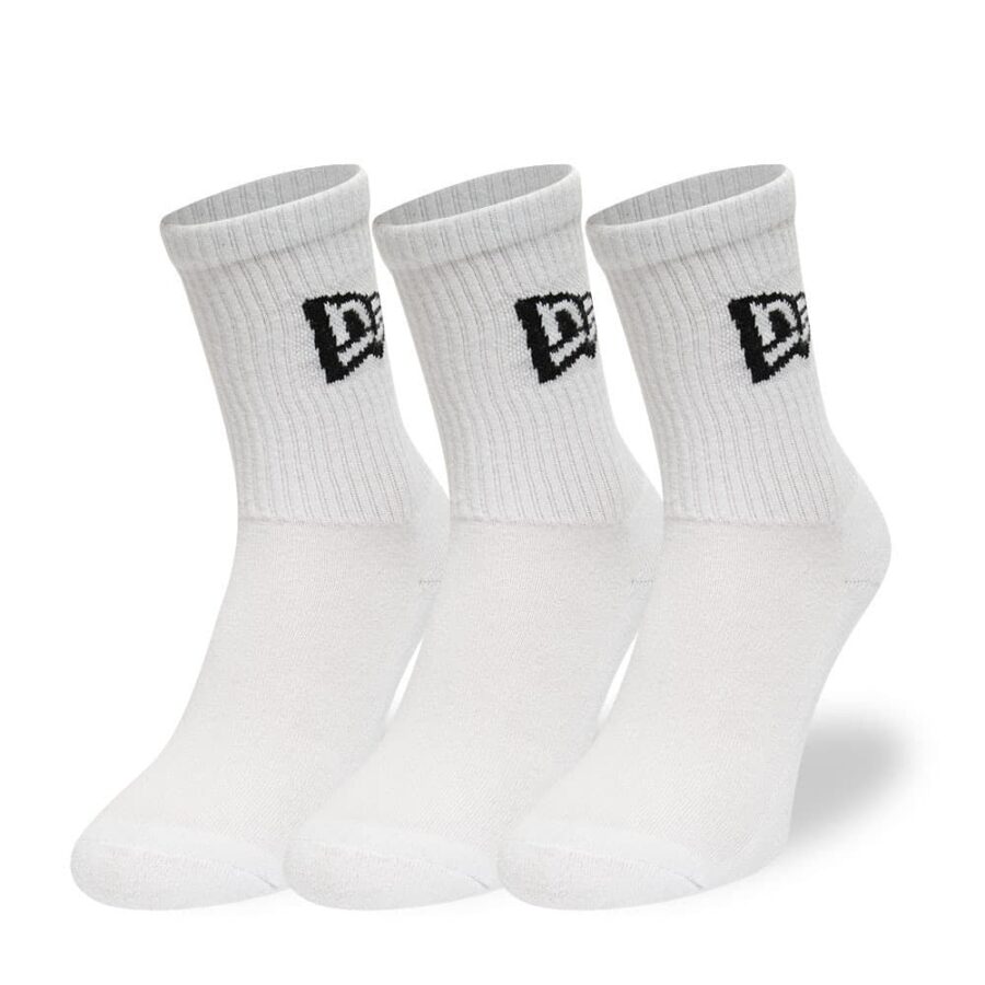 New Era Flag Crew 3-Pack White Universal-alacsony-ár