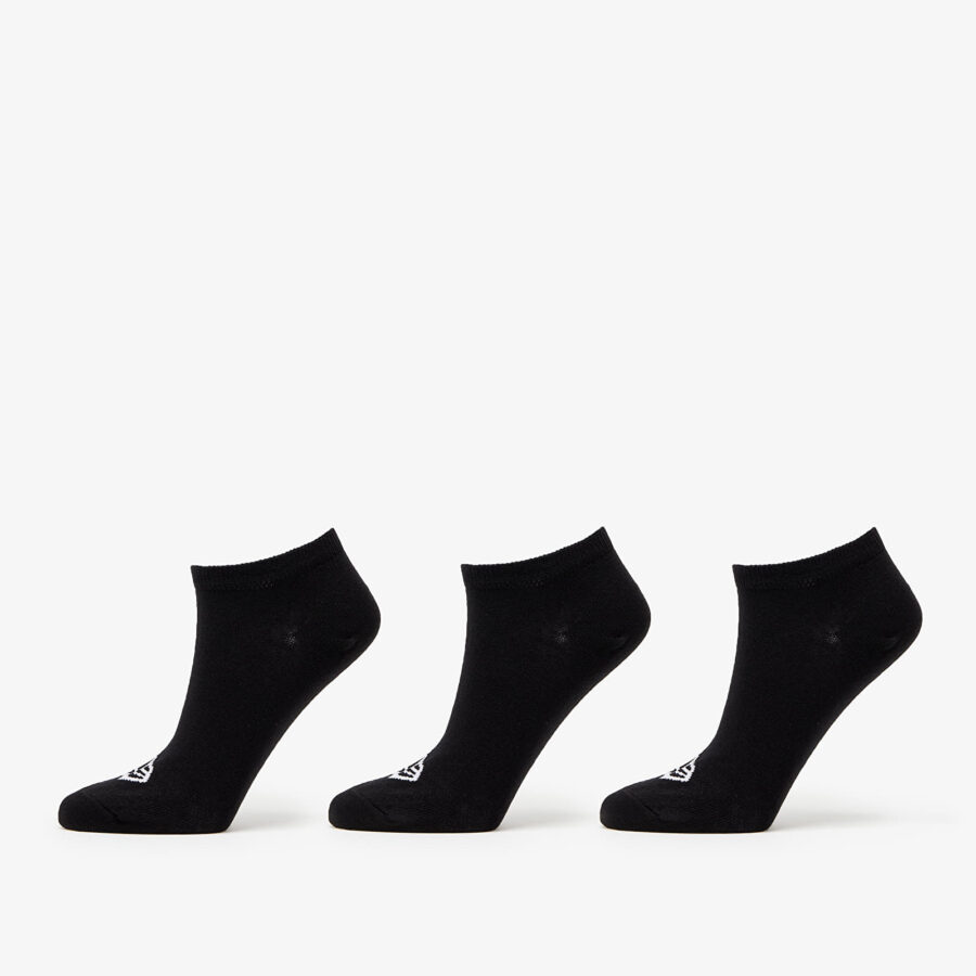 New Era Flag Sneaker 3-Pack Socks Black 35-38-alacsony-ár