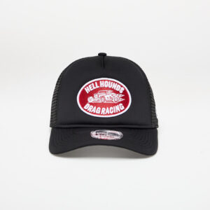 New Era Graphic Patch 9FORTY A-Frame Trucker Adjustable Cap Black Universal-alacsony-ár