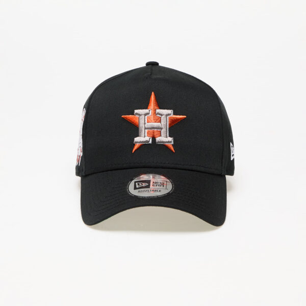 New Era Houston Astros MLB Patch E-Frame Adjustable Cap Black/ Kelly Green Universal-alacsony-ár