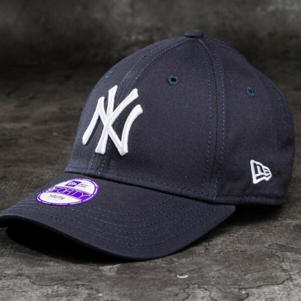 New Era K 9Forty Child Adjustable Major League Baseball New York Yankees Cap Navy/ White Universal-alacsony-ár