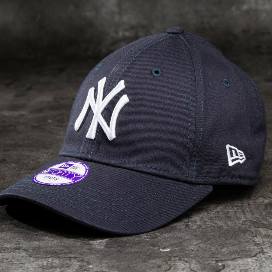 New Era K 9Forty Child Adjustable Major League Baseball New York Yankees Cap Navy/ White Universal-alacsony-ár