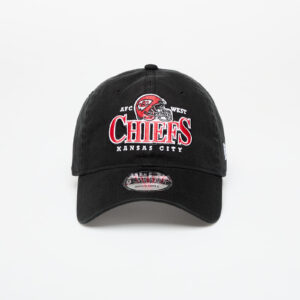 New Era Kansas City Chiefs Helmet 9TWENTY Adjustable Cap Black Universal-alacsony-ár