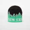New Era Knit Thin Flame Skull Knit Island Green Universal-alacsony-ár