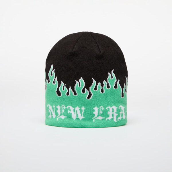 New Era Knit Thin Flame Skull Knit Island Green Universal-alacsony-ár