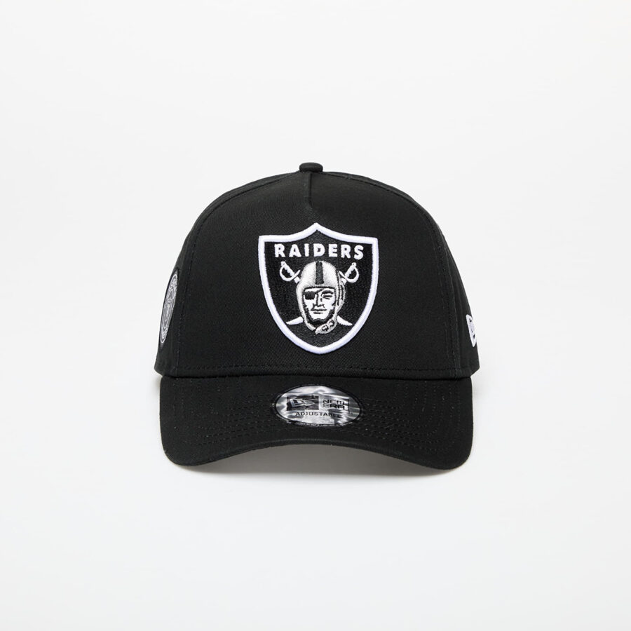 New Era Las Vegas Raiders Aframe NFL Patch Snapback Cap Black Universal-alacsony-ár