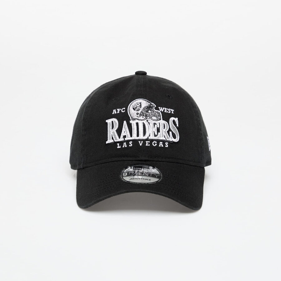 New Era Las Vegas Raiders Helmet 9TWENTY Adjustable Cap Black Universal-alacsony-ár
