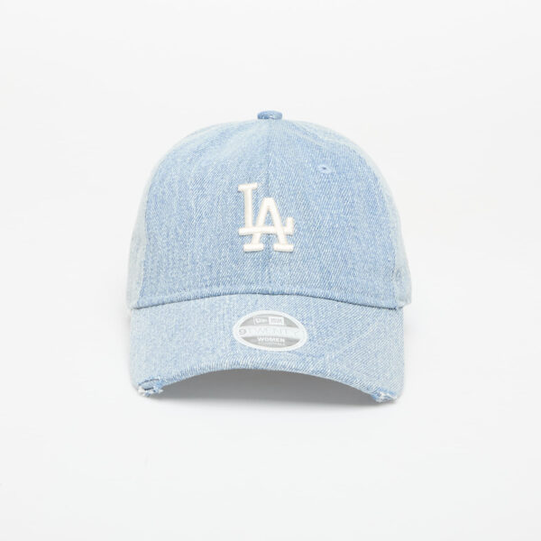 New Era Los Angeles Dodgers 9TWENTY Acid Denim Adjustable Cap Pastel Blue/ White Universal-alacsony-ár