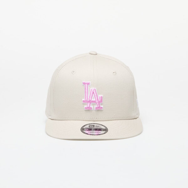 New Era Los Angeles Dodgers MLB Outline 9FIFTY Snapback Cap Stone/ Pink M-L-alacsony-ár