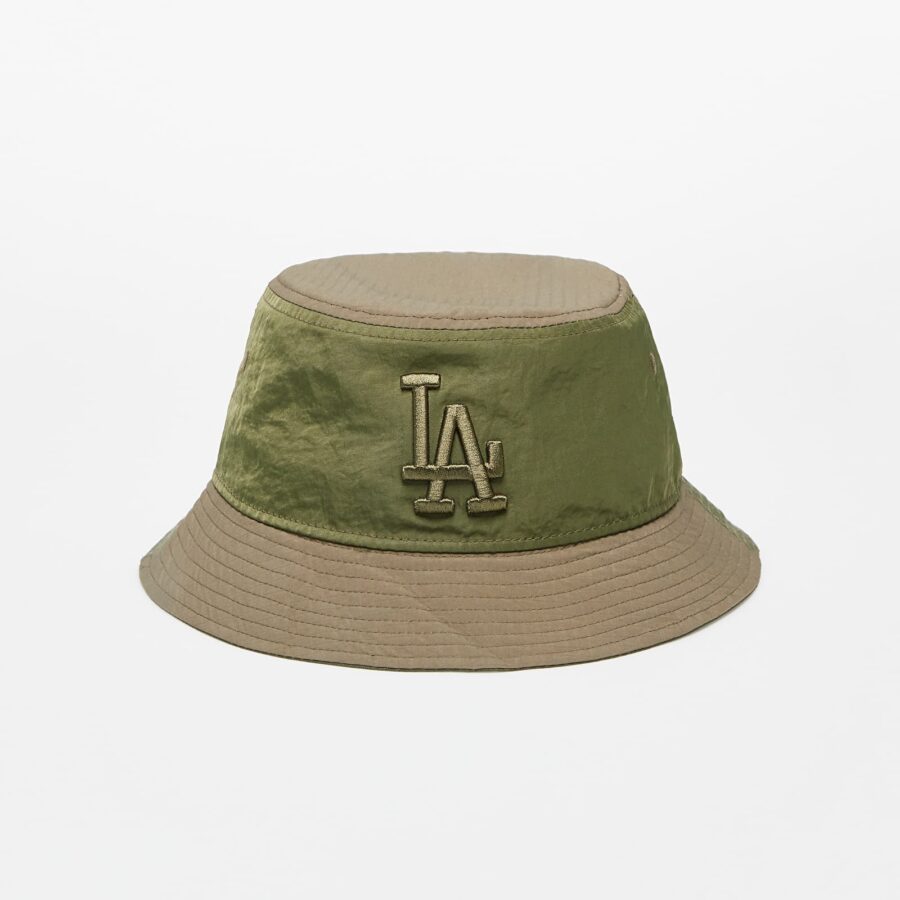 New Era Los Angeles Dodgers Multi Texture Tapered Bucket Hat New Olive M-alacsony-ár