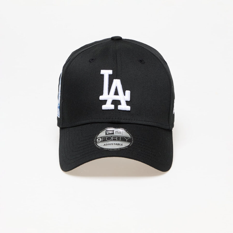 New Era Los Angeles Dodgers World Series Patch 9FORTY Adjustable Cap Black Universal-alacsony-ár
