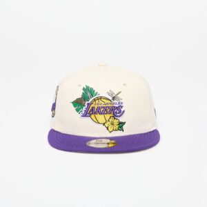 New Era Los Angeles Lakers 9FIFTY NBA Floral Snapback Cap Ivory/ True Purple S-M-alacsony-ár
