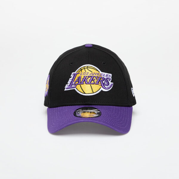 New Era Los Angeles Lakers 9FORTY NBA Side Patch Adjustable Cap Black/ Trp Universal-alacsony-ár
