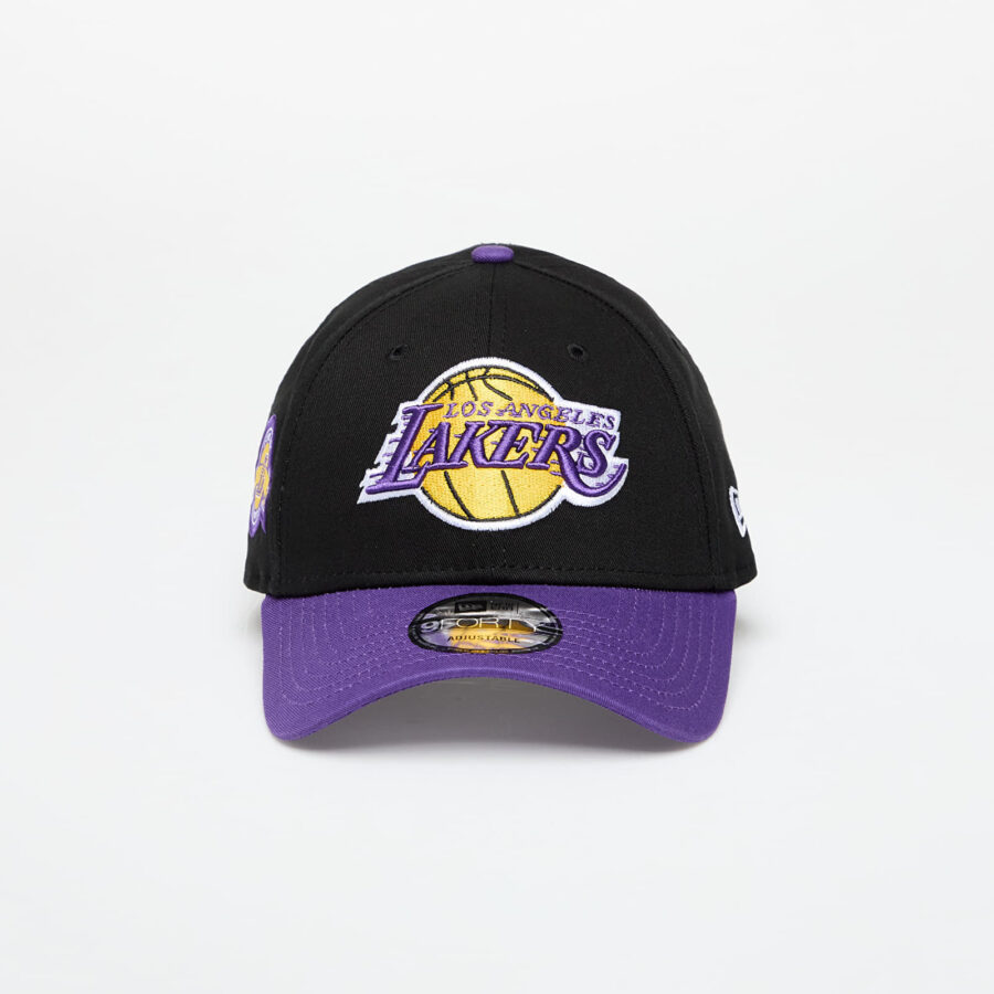 New Era Los Angeles Lakers 9FORTY NBA Side Patch Adjustable Cap Black/ Trp Universal-alacsony-ár